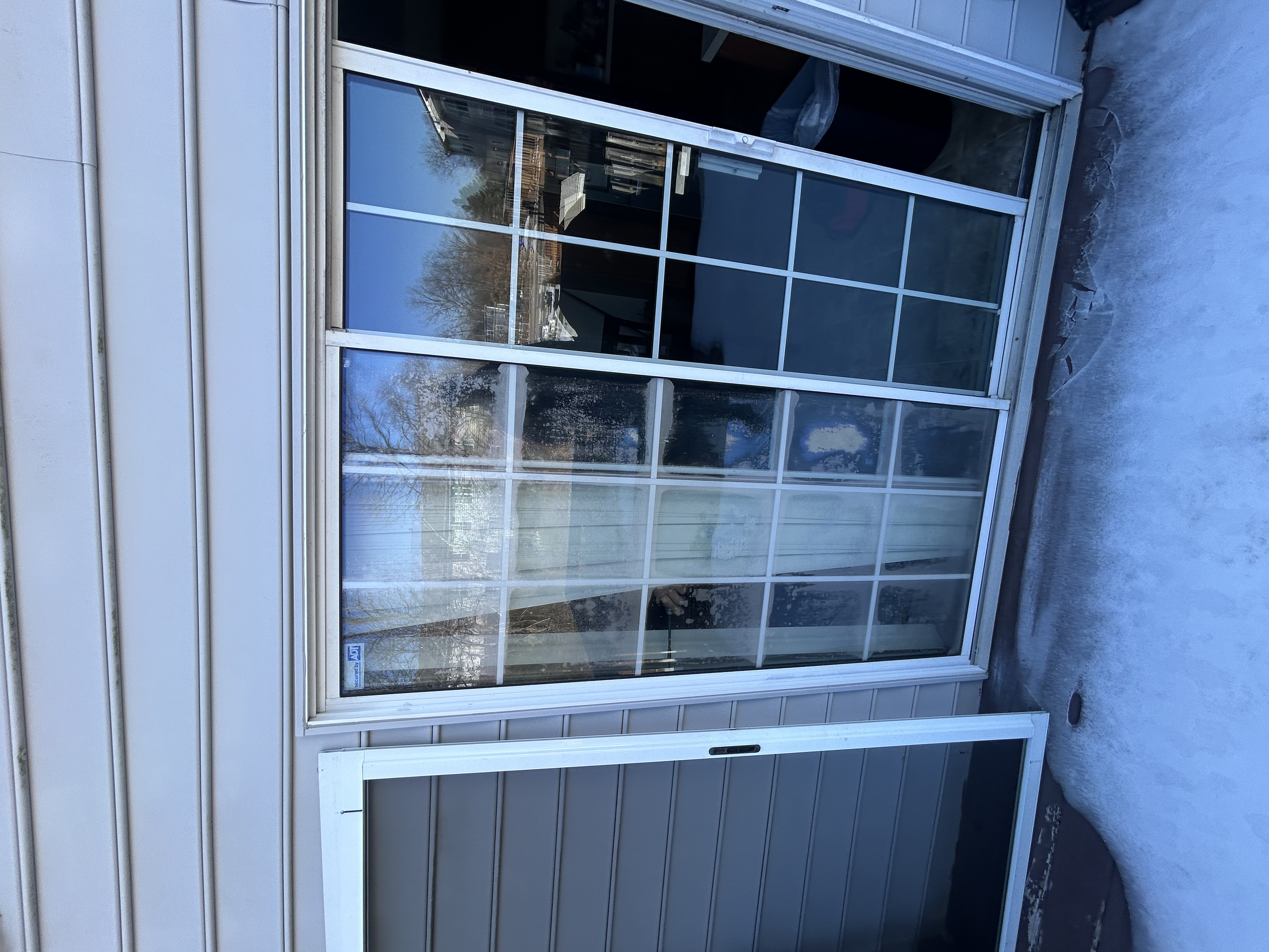 Residential patio glass sliding door installation